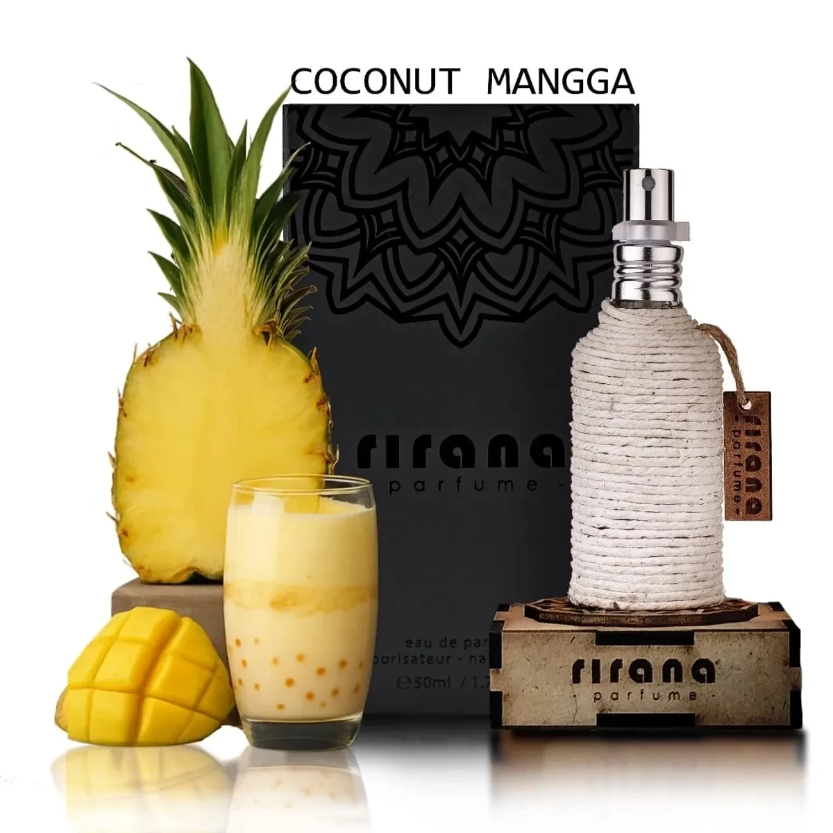 Rirana Coconut Mangga Eau de Parfum 50 ml – Flakon mit Verpackung
